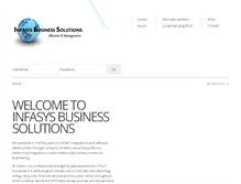 Tablet Screenshot of infasyssolutions.com